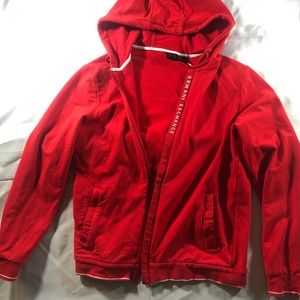 Armani exchange sweatsuits in men's large RED